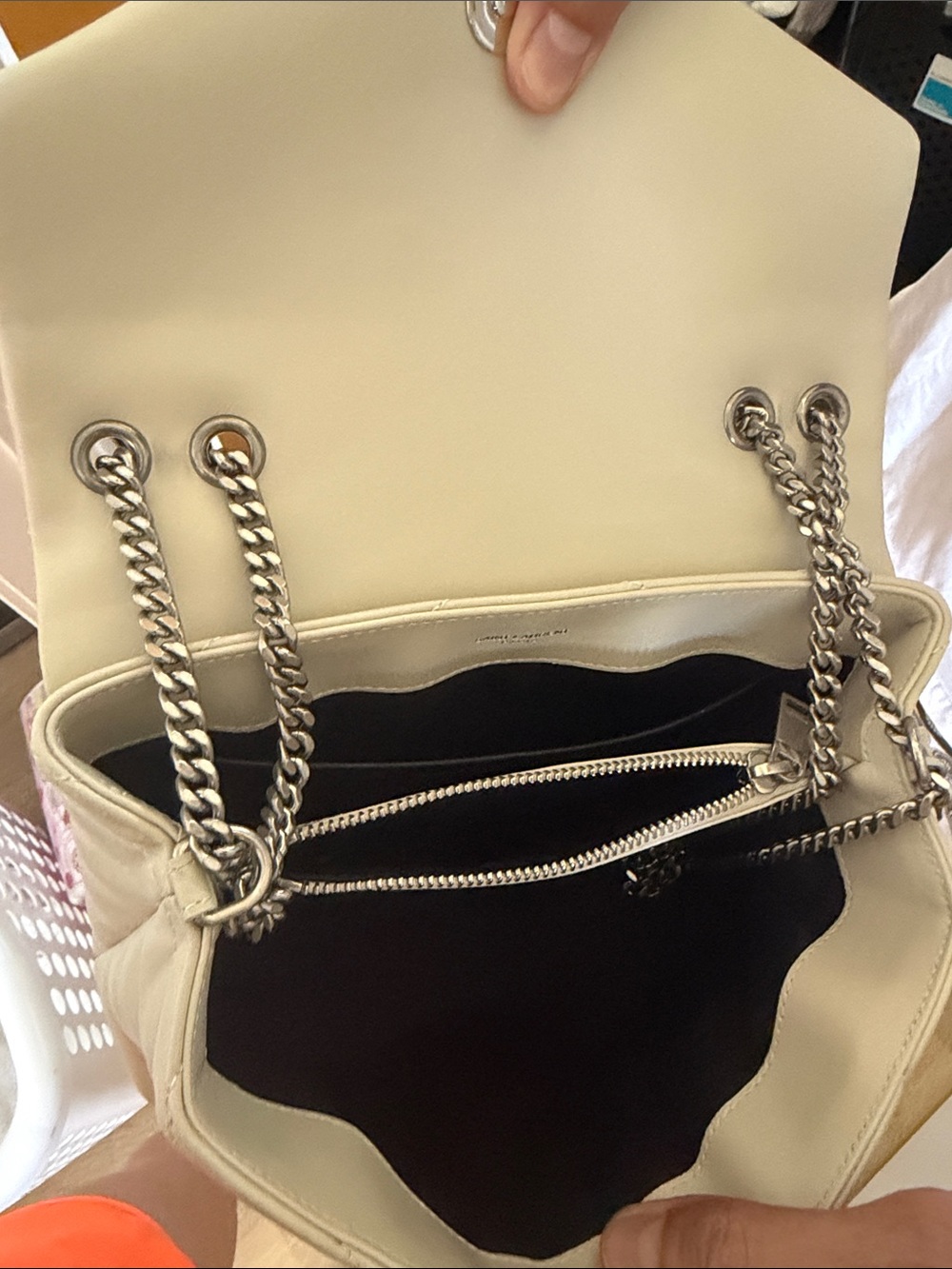Saint Laurent Lou Lou purse. Off white - Picture 6 of 6